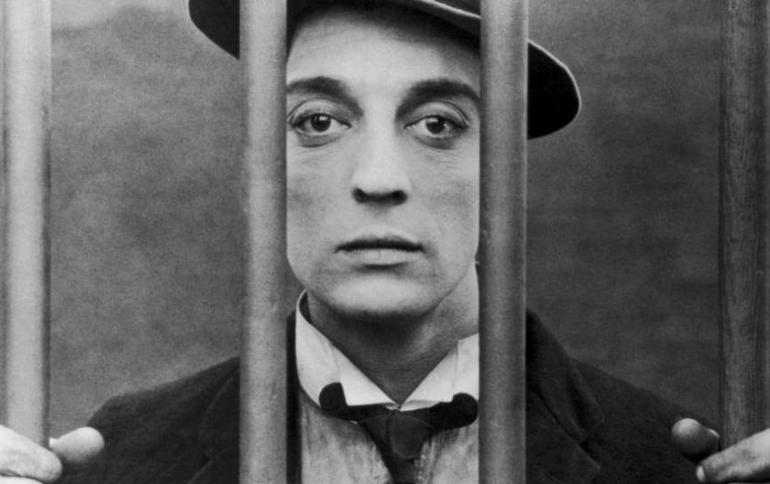Buster Keaton achter tralies